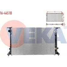 VEKA-16-4451B - Su Radyatoru Brazıng Audı A4 (8k2,b8) 2.7 Tdı A-T 2007-2015