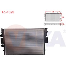 VEKA-16-1825 - Su Radyatoru Mekanık Iveco Daıly Iv (35C) 2.3 D M-T Ac+/- 2006-2011