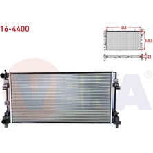 VEKA-16-4400 - Su Radyatoru Mekanık Volkswagen Polo (6r,6c) 1.2 Tdı A-T/m-T 2009-