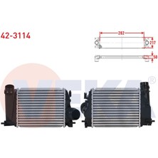 VEKA-42-3114 - Turbo Radyatoru (Intercooler) Nıssan Qashqaı Iı Suv 1.2 Dıg-T 115 Hp 2013-