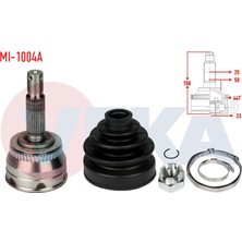 VEKA-MI-1004A - Aks Kafası Sağ veya Sol  On Dıs Hyundaı Accent Admıre 1.5 Crdı Abslı 44 Dıs 25×23×50 Uzunluk 158 mm 2003-2006