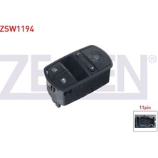 ZEGEN-ZSW1194 - Ayna Ayar ve Cam Acma Anahtarı Cıftlı 11 Pın Opel Corsa D 2006-2014