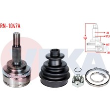 VEKA-RN-1047A - Aks Kafası Sağ veya Sol  On Dıs Renault Kangoo (Kc0/1) 1.5 Dcı Abslı 44 Dıs Kalın Freze 23×30×57,50 Uzunluk 145MM 1998-2008