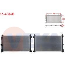 VEKA-16-4346B - Su Radyatoru Brazıng Toyota Corolla 1.6 Vvt-I 2019-