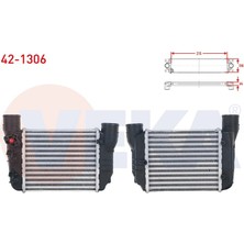 VEKA-42-1306 - Turbo Radyatoru (Intercooler) Audı A4 1.8 T - 1.8 T Quattro 2000-2008