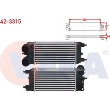 VEKA-42-3315 - Turbo Radyatoru (Intercooler) Cıtroen C5 Iıı 1.6 Thp 150 150 Hp 2010-