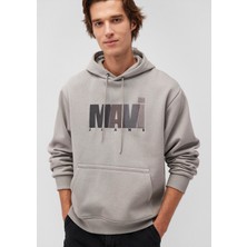 Mavi Mavi Jeans Logo Baskılı Gri Sweatshirt 0S10199-70093