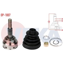 VEKA-OP-1007 - Aks Kafası Sol-Sag On Dıs Opel Vectra B 1.8i 16V 33×25×52 Uzunluk 170,8 mm 1995-2003