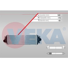 VEKA-42-3513 - Turbo Radyatoru (Intercooler) Renault Trafıc Iı (Fl) 1.9 Dcı 2001-2014
