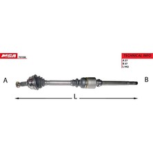 MGA-70108 - Aks Kafası Sağ Abs'siz Scudo Expert Jumpy 1.9 Jtd