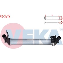 VEKA-42-3515 - Turbo Radyatoru (Intercooler) Renault Clıo Iı (Bb0/1/2,cb0/1/2) 1.5 Dcı 1998-2005