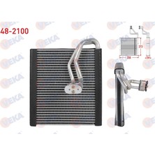 VEKA-48-2100 - Klıma Evaporatoru Borulu 273×250X36 Hyundaı Accent Blue 1.4 Cvvt - 1.6 Crdı 2012-