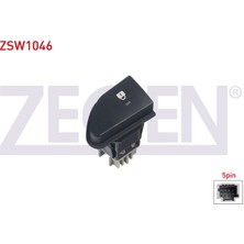ZEGEN-ZSW1046 - Kapı Kılıt Anahtarı 5 Pın Renault Clıo Iv - Captur 2012- / Dacıa Duster 2012-