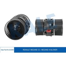 KALE-343590 - Kalorifer Motoru Renault Megane Iıı 1.4tce 1.5/1.6/2.0dcı 1.6/2.0 16V 09<13/14<15 (12V)