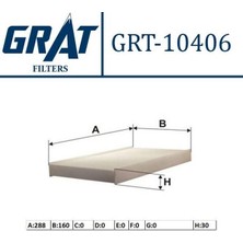 GRAT-10406 - Kabın Fıltresı ( Alfa Romeo : 156 1.6ts 2.0ts 97-06 / Fıat : Brava - Marea )
