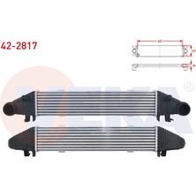 VEKA-42-2817 - Turbo Radyatoru (Intercooler) Mercedes C Serısı (W204) C 180 - C 200 - C 200 Cdı 2007-2014