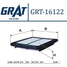 GRAT-16122 - Hava Fıltresı - (Hyundaı: I10 08>11 "benzınlı")