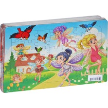 LC073 Laço, Orta Boy Frame Boyamalı Puzzle 9 Model