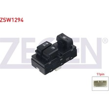 ZEGEN-ZSW1294 - Kapı Kılıt ve Cam Acma Anahtarı Cıftlı 11 Pın Hyundaı H1 2008-