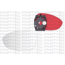 KRAFTVOLL-09080025 - Dıs Dıkız Ayna Camı Mekanık Convex Camlı Sol Grande Punto-Lınea