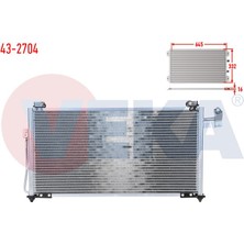 VEKA-43-2704 - Klıma Radyatoru Mazda 323 Vı (Bj) 1.6i 1998-2004