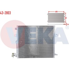VEKA-43-2803 - Klıma Radyatoru Mercedes M Serısı (W164) ml 320 Cdı 2005-2011