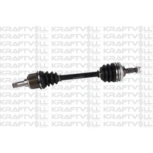 KRAFTVOLL-01010393 - Aks Sol Komple P406 Em (Dıs Freze 25 Ic Freze: 24 BOY:619MM) XU10J4R (2,0 16V) XUD9TE Abslı: 29 Dıs 99>ı