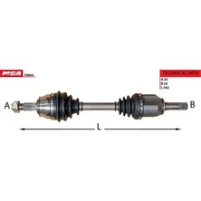 MGA-70844 - Aks Sol ( Fıat : Fıorıno  08-13 )