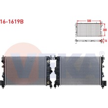 VEKA-16-1619B - Su Radyatoru Brazıng Chevrolet Trax 1.6I-16V A-T 2012-2014 / Opel Mokka 1.6i 16V A-T 2012-