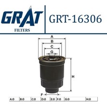 GRAT-16307 - Mazot Fıltresı - (Hyundaı: H100/STAREX 98>08/mıtsubıshı: L300-L200 )
