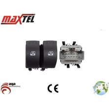 MAXTEL-18204042 - Cam Anahtarı Megane Iı Laguna Cam Cıftlı