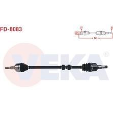 VEKA-FD-8083 - Komple Aks Sag On Uzunluk 943MM Ford Focus Iv 1.5 Tdcı A-T 8 Ilerı 2018-
