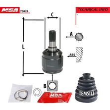 MGA-70825 - Aks Kafa Ic-(Hyundaı: Elantra 90>>  ) (25×23×35)