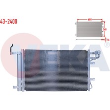 VEKA-43-2400 - Klıma Radyatoru Kıa Cerato (Ld) 1.5 Crdı A-T/m-T 2004-2012