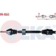 VEKA-RN-8065 - Komple Aks Sag On Dacıa Solenza 1.4i Uzunluk 744MM 2003-
