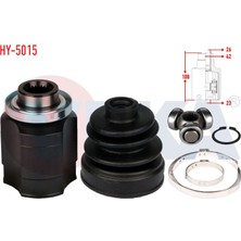 VEKA-HY-5015 - Aks Kafası Sag On Ic Hyundaı Accent Admıre 1.5 Crdı 26×23×42 Uzunluk 108 mm 2003-2006