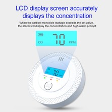 Zuomee Karbonmonoksit Dedektörü LCD LED Ekranlı Alarm (Yurt Dışından)