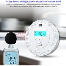 Zuomee Karbonmonoksit Dedektörü LCD LED Ekranlı Alarm (Yurt Dışından)