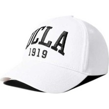 Ucla Ballard Beyaz Siyah Baseball Cap Nakışlı - Unisex Şapka