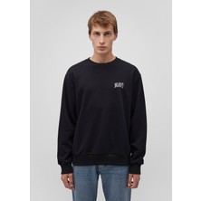 Mavi Mavi Logo Baskılı Siyah Sweatshirt 0611716-900