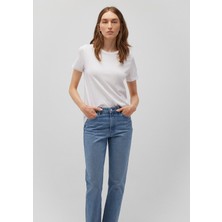 Mavi Kadın Beyaz Basic Tişört 1611648-620