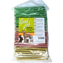Goodjob Doğal Sığır Derisi Köpek Ödül Maması, Munchy İnce, 100 Adet