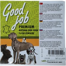 Goodjob Doğal Sığır Derisi Köpek Ödül Maması, Munchy İnce, 100 Adet