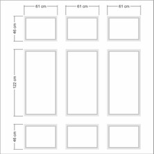 Birdeco Home Dekoratif Boyanabilir Montaja Hazır Duvar Çıtası,önceden Kesilmiş Astarlı Kendin Yap Kit (P3)