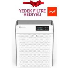 Purmed Pure Flat Hava Temizleme Cihazı, Iyonizer + Uv, Yedek Hepa Filtre