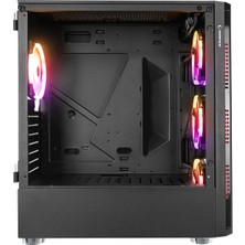 X-Horse   850W   80+   4*12CM Argb   Fan+Kontrolcü Manyetik   Temperli   Camlı Mid-T   Gaming   Oyuncu   Kasası