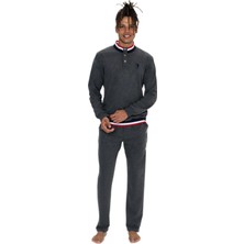U.S. Polo Assn. Erkek Antrasit Melanj Pijama Takım 18922