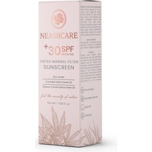 Neashcare Cilt Tonuna Uyum Sağlayan Işıltılı Mineral Filtreli Renkli 30+ Spf Güneş Koruyucu Krem 50 ml
