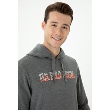 U.S. Polo Assn. Erkek Kapüşonlu Sweatshirt