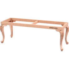 Mobilya Baba Bergama 120 Lik Oymalı Lükens Puf Cilasız Ham Ahşap